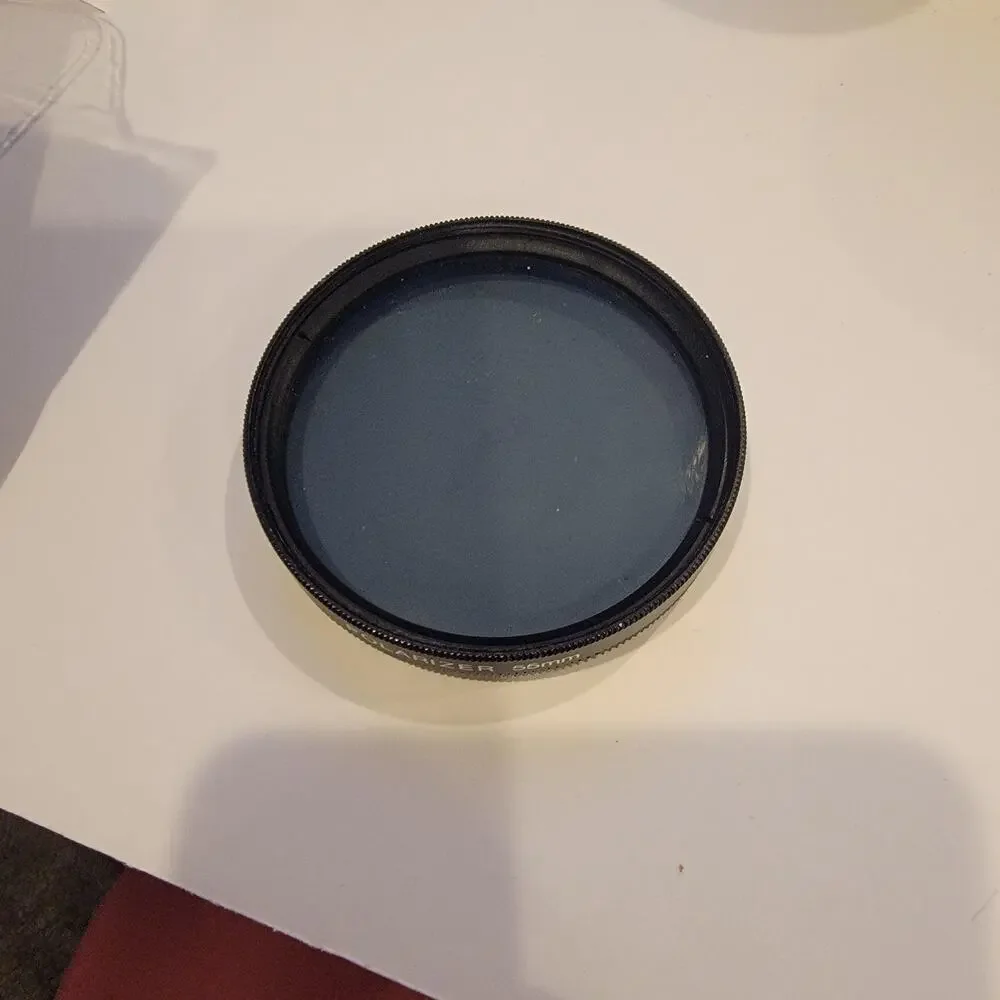 Camera Lens Filter Black Circular Accessory For Point & Shoot Cameras Digital